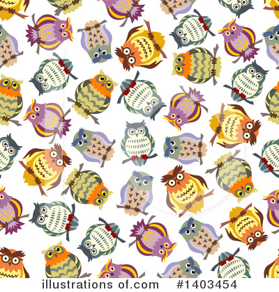 Royalty-Free (RF) Owl Clipart Illustration by Vector Tradition SM - Stock Sample #1403454