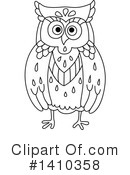 Owl Clipart #1410358 by Vector Tradition SM