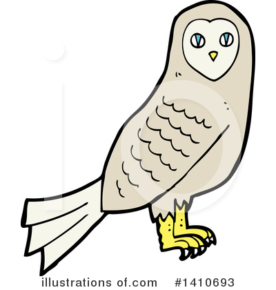 Royalty-Free (RF) Owl Clipart Illustration by lineartestpilot - Stock Sample #1410693
