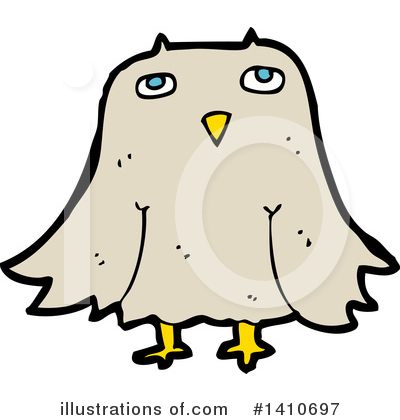 Royalty-Free (RF) Owl Clipart Illustration by lineartestpilot - Stock Sample #1410697