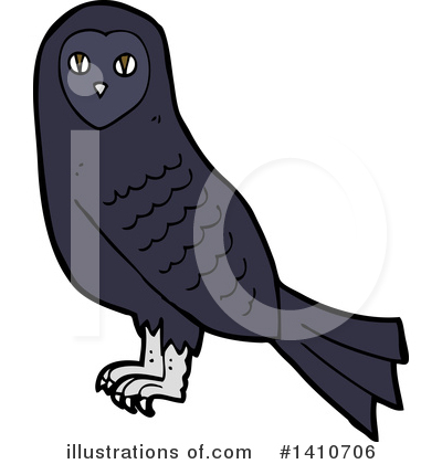 Royalty-Free (RF) Owl Clipart Illustration by lineartestpilot - Stock Sample #1410706