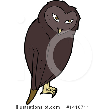 Royalty-Free (RF) Owl Clipart Illustration by lineartestpilot - Stock Sample #1410711