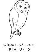 Owl Clipart #1410715 by lineartestpilot