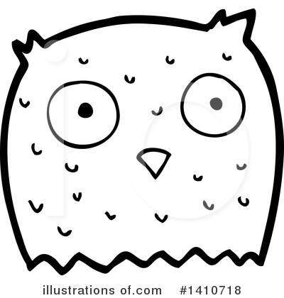 Royalty-Free (RF) Owl Clipart Illustration by lineartestpilot - Stock Sample #1410718