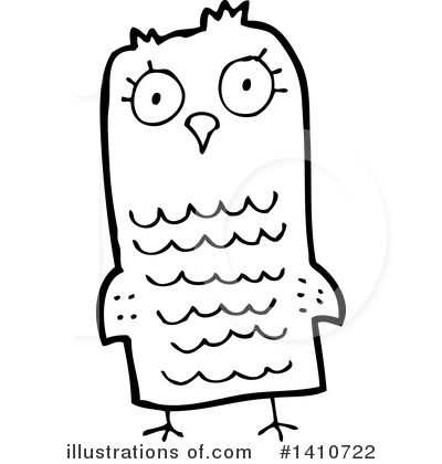 Royalty-Free (RF) Owl Clipart Illustration by lineartestpilot - Stock Sample #1410722