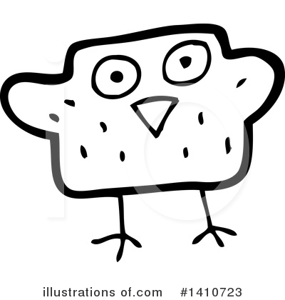 Royalty-Free (RF) Owl Clipart Illustration by lineartestpilot - Stock Sample #1410723