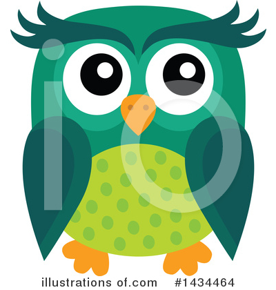 Royalty-Free (RF) Owl Clipart Illustration by visekart - Stock Sample #1434464