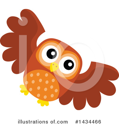 Royalty-Free (RF) Owl Clipart Illustration by visekart - Stock Sample #1434466