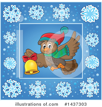 Royalty-Free (RF) Owl Clipart Illustration by visekart - Stock Sample #1437303