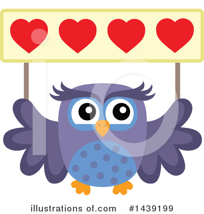 Royalty-Free (RF) Owl Clipart Illustration by visekart - Stock Sample #1439199