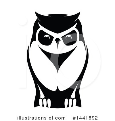 Royalty-Free (RF) Owl Clipart Illustration by Vector Tradition SM - Stock Sample #1441892