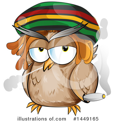 Royalty-Free (RF) Owl Clipart Illustration by Domenico Condello - Stock Sample #1449165