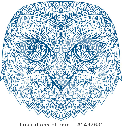 Royalty-Free (RF) Owl Clipart Illustration by patrimonio - Stock Sample #1462631