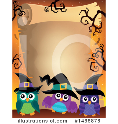 Witch Owl Clipart #1466878 by visekart