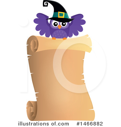 Royalty-Free (RF) Owl Clipart Illustration by visekart - Stock Sample #1466882