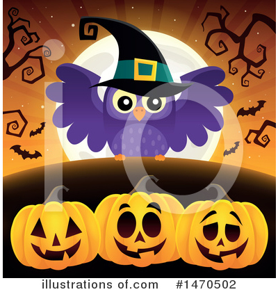Royalty-Free (RF) Owl Clipart Illustration by visekart - Stock Sample #1470502