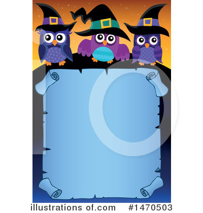 Royalty-Free (RF) Owl Clipart Illustration by visekart - Stock Sample #1470503