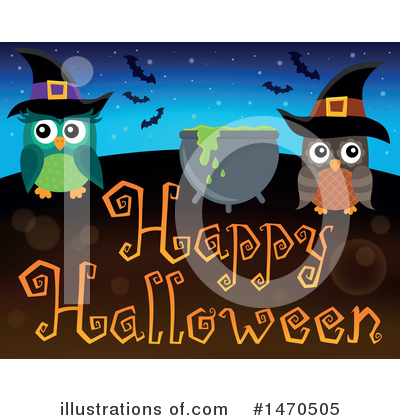 Royalty-Free (RF) Owl Clipart Illustration by visekart - Stock Sample #1470505