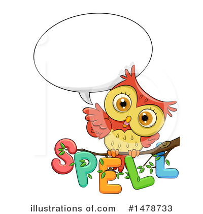 Royalty-Free (RF) Owl Clipart Illustration by BNP Design Studio - Stock Sample #1478733