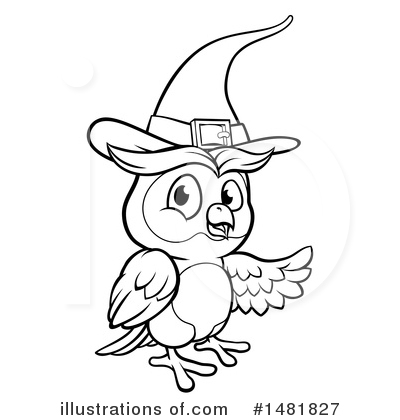 Royalty-Free (RF) Owl Clipart Illustration by AtStockIllustration - Stock Sample #1481827