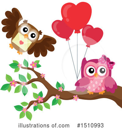 Royalty-Free (RF) Owl Clipart Illustration by visekart - Stock Sample #1510993