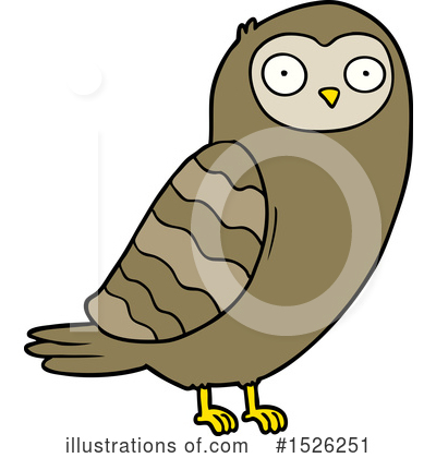 Royalty-Free (RF) Owl Clipart Illustration by lineartestpilot - Stock Sample #1526251