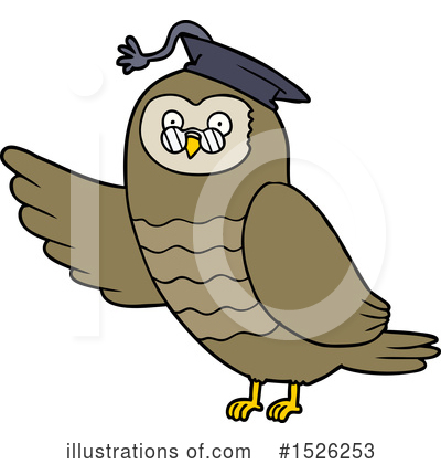 Royalty-Free (RF) Owl Clipart Illustration by lineartestpilot - Stock Sample #1526253