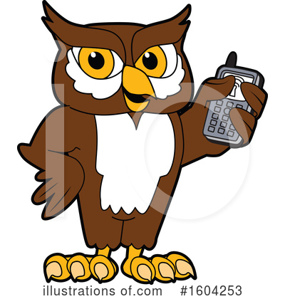 Owl Clipart #1604253 by Mascot Junction