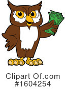 Owl Clipart #1604254 by Mascot Junction