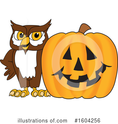 Owl Clipart #1604256 by Mascot Junction