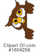 Owl Clipart #1604258 by Mascot Junction