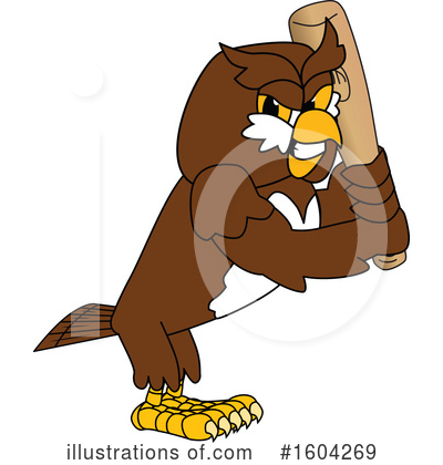 Royalty-Free (RF) Owl Clipart Illustration by Mascot Junction - Stock Sample #1604269