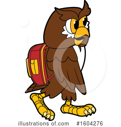Royalty-Free (RF) Owl Clipart Illustration by Mascot Junction - Stock Sample #1604276