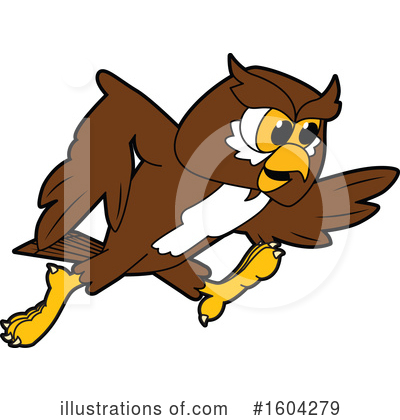 Royalty-Free (RF) Owl Clipart Illustration by Mascot Junction - Stock Sample #1604279