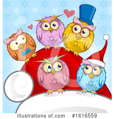 Owl Clipart #1616559 by Domenico Condello