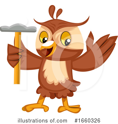 Royalty-Free (RF) Owl Clipart Illustration by Morphart Creations - Stock Sample #1660326