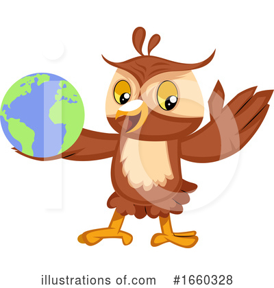 Royalty-Free (RF) Owl Clipart Illustration by Morphart Creations - Stock Sample #1660328
