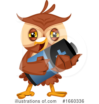 Royalty-Free (RF) Owl Clipart Illustration by Morphart Creations - Stock Sample #1660336