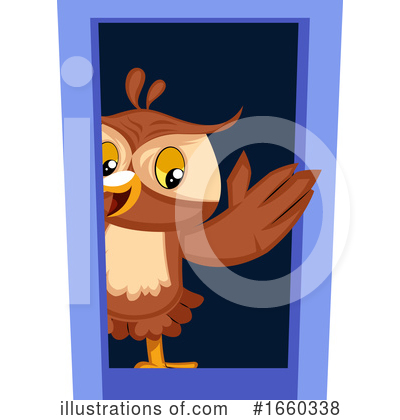 Royalty-Free (RF) Owl Clipart Illustration by Morphart Creations - Stock Sample #1660338