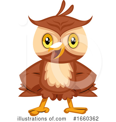 Royalty-Free (RF) Owl Clipart Illustration by Morphart Creations - Stock Sample #1660362
