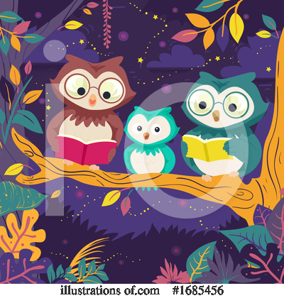 Royalty-Free (RF) Owl Clipart Illustration by BNP Design Studio - Stock Sample #1685456