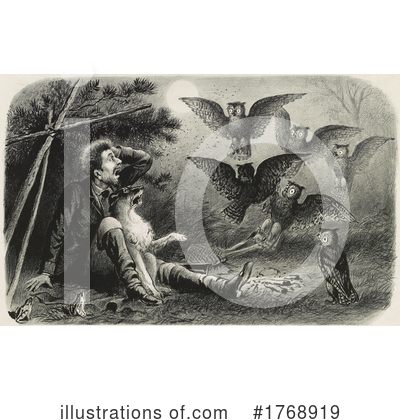 Royalty-Free (RF) Owl Clipart Illustration by JVPD - Stock Sample #1768919