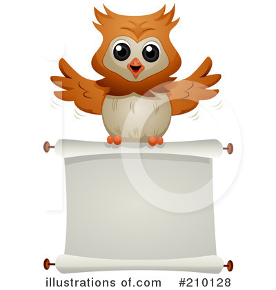 Royalty-Free (RF) Owl Clipart Illustration by BNP Design Studio - Stock Sample #210128