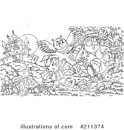 Royalty-Free (RF) Owl Clipart Illustration by Alex Bannykh - Stock Sample #211374