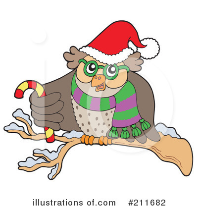 Royalty-Free (RF) Owl Clipart Illustration by visekart - Stock Sample #211682