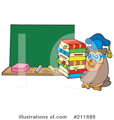 Royalty-Free (RF) Owl Clipart Illustration by visekart - Stock Sample #211686