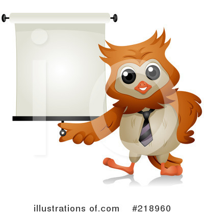 Royalty-Free (RF) Owl Clipart Illustration by BNP Design Studio - Stock Sample #218960