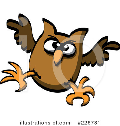 Royalty-Free (RF) Owl Clipart Illustration by Zooco - Stock Sample #226781