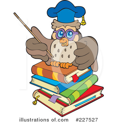 Royalty-Free (RF) Owl Clipart Illustration by visekart - Stock Sample #227527