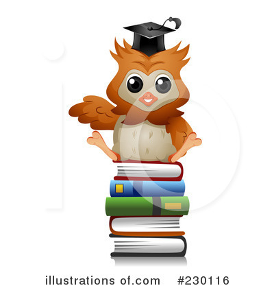 Royalty-Free (RF) Owl Clipart Illustration by BNP Design Studio - Stock Sample #230116